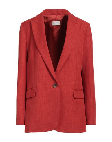 Vicolo Woman Blazer Rust Size M Polyester In Red