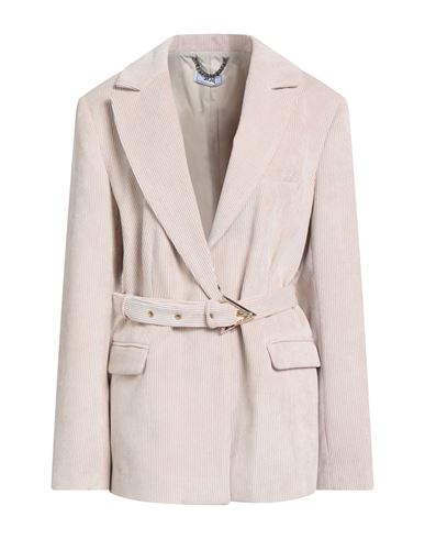 JIJIL JIJIL WOMAN BLAZER SAND SIZE 12 POLYESTER, POLYAMIDE, ELASTANE 