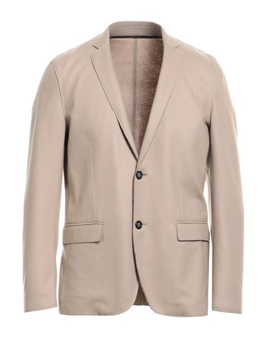 Paolo Pecora Man Suit Jacket Light Brown Size 38 Virgin Wool In Beige