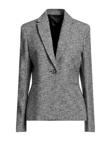 Paco Rabanne Rabanne Woman Blazer Grey Size 6 Wool, Polyamide, Viscose, Cupro