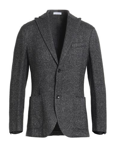 Boglioli Man Suit Jacket Steel Grey Size 36 Wool, Silk, Linen, Cashmere In Grey