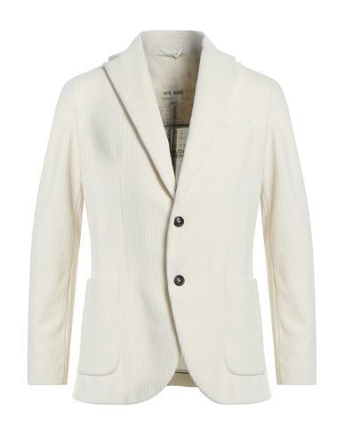 Circolo 1901 Man Suit Jacket Ivory Size 44 Cotton, Polyester In White