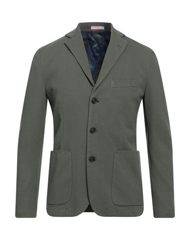 Sun 68 Man Suit Jacket Military Green Size M Cotton | ModeSens