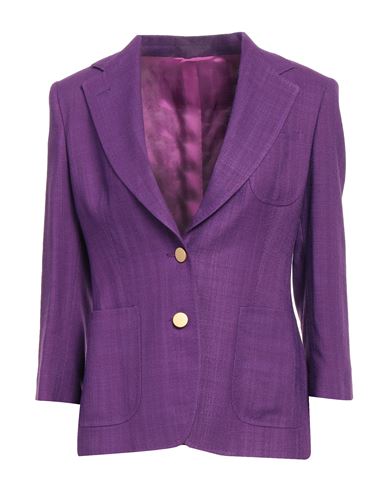 Tagliatore 02-05 Woman Blazer Mauve Size 6 Viscose, Polyamide, Lyocell In Purple