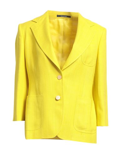 Tagliatore 02-05 Woman Blazer Yellow Size 8 Viscose, Polyamide, Lyocell