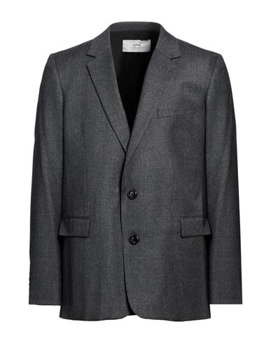 Ami Alexandre Mattiussi Man Blazer Lead Size 42 Wool In Grey