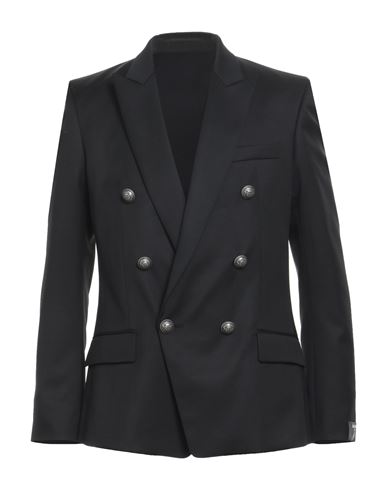 Balmain Man Suit Jacket Black Size 40 Wool