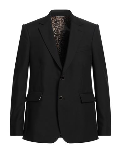 Pt Torino Man Blazer Black Size 40 Virgin Wool, Mohair Wool