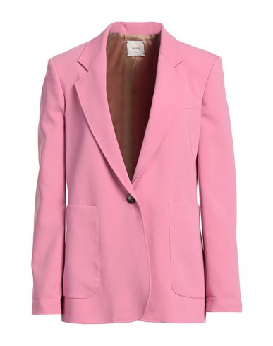 Alysi Woman Blazer Pink Size 4 Polyester, Viscose, Elastane
