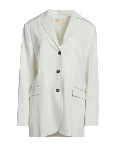 Loulou Studio Woman Suit Jacket Ivory Size M Viscose, Elastane In White