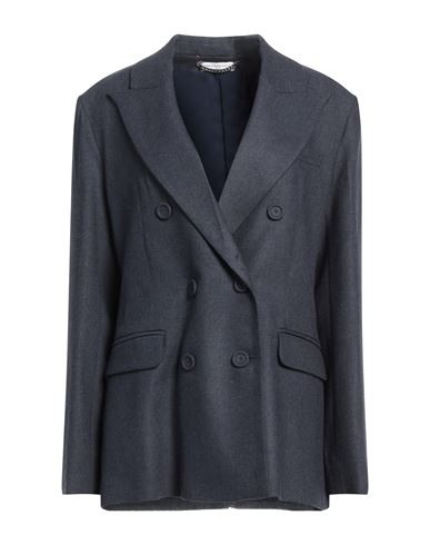 Maria Vittoria Paolillo Mvp Woman Blazer Navy Blue Size 8 Viscose, Wool, Polyester