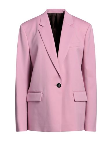 Attico The  Woman Blazer Pastel Pink Size 8 Virgin Wool, Elastane