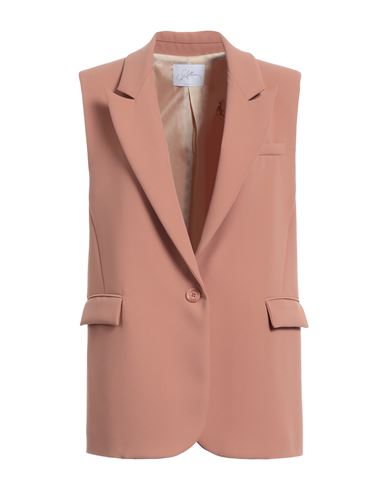 Soallure Woman Suit Jacket Pastel Pink Size 8 Polyester
