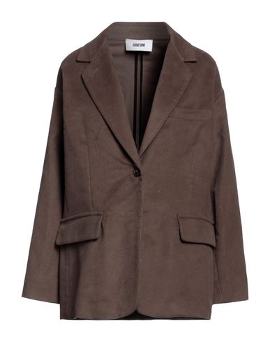 Mauro Grifoni Woman Suit Jacket Dove Grey Size 12 Cotton
