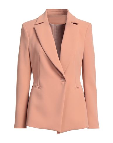Soallure Woman Suit Jacket Blush Size 6 Polyester, Elastane In Pink