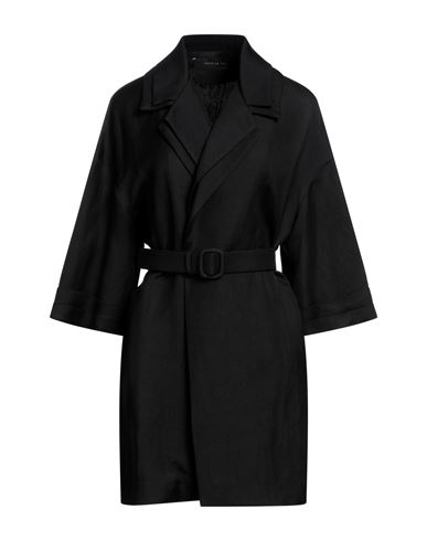 Federica Tosi Woman Blazer Black Size 8 Linen, Viscose