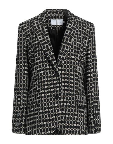 Simona Corsellini Woman Blazer Black Size 6 Polyester, Viscose, Elastane