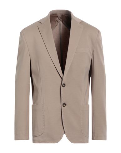 Squad² Man Suit Jacket Light Brown Size 44 Viscose, Polyester, Elastane In Beige