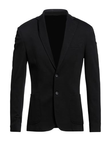 Squad² Man Suit Jacket Black Size 44 Viscose, Polyester, Elastane