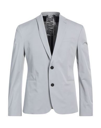 Drykorn Man Suit Jacket Light Grey Size 36 Cotton, Elastane