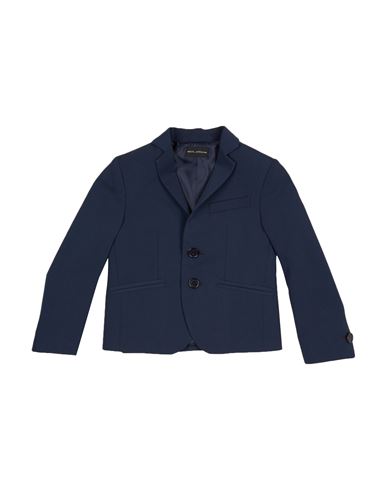 Skill Officine Babies' Skill_officine Toddler Boy Suit Jacket Navy Blue Size 6 Polyester, Elastane