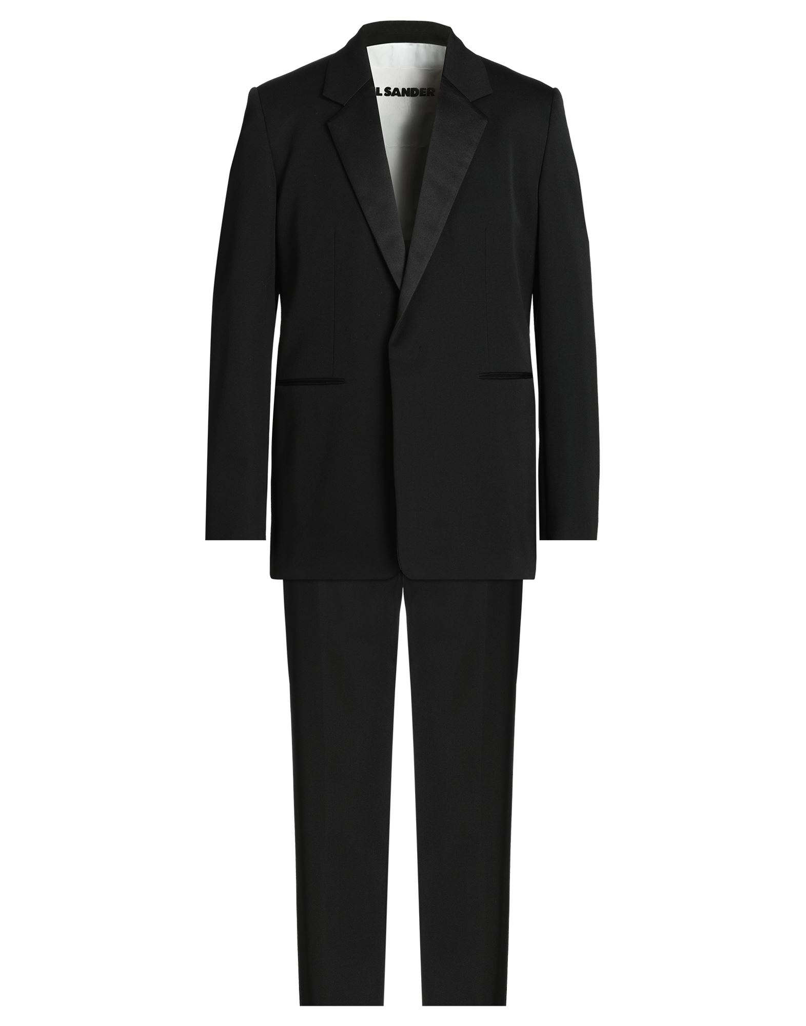《セール開催中》JIL SANDER メンズ スーツ ブラック 50 ウール 100%