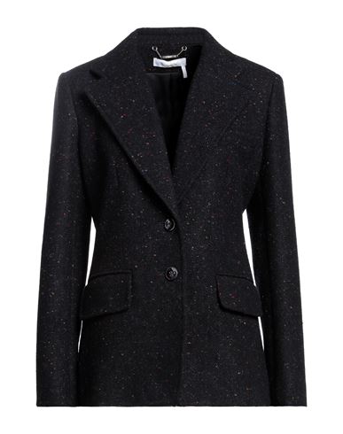 Chloé Woman Blazer Black Size 6 Virgin Wool, Elastane