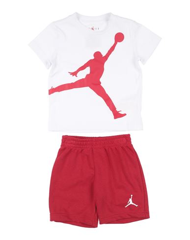Jordan Babies'  Jumbo Jumpman Short Set Toddler Boy Co-ord White Size 7 Cotton, Polyester