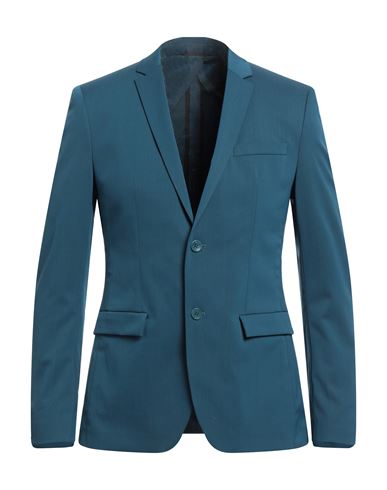 Calvin Klein Man Blazer Pastel Blue Size 38 Polyester, Wool, Elastane