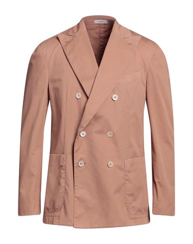 Boglioli Man Blazer Pastel Pink Size 40 Cotton, Elastane