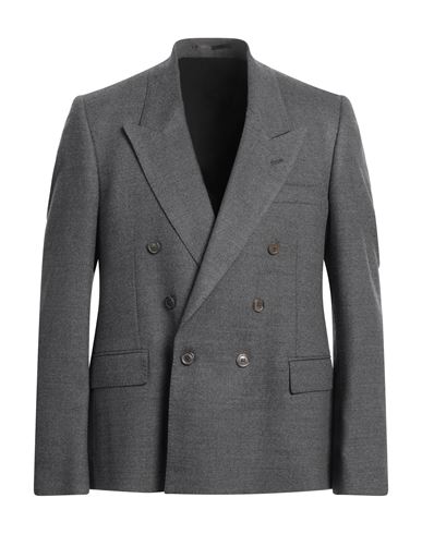 Mauro Grifoni Grifoni Man Blazer Lead Size 40 Wool, Elastane In Grey