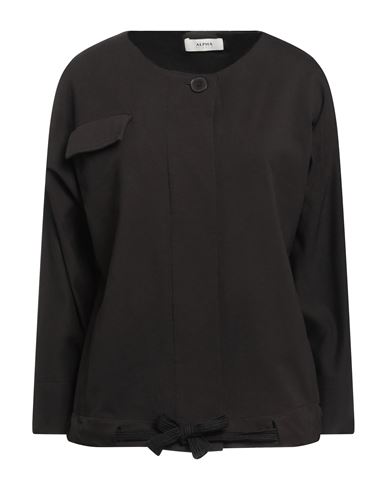 Alpha Studio Woman Sweatshirt Black Size 12 Viscose, Elastane