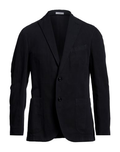 Boglioli Man Blazer Midnight Blue Size 46 Wool In Blue