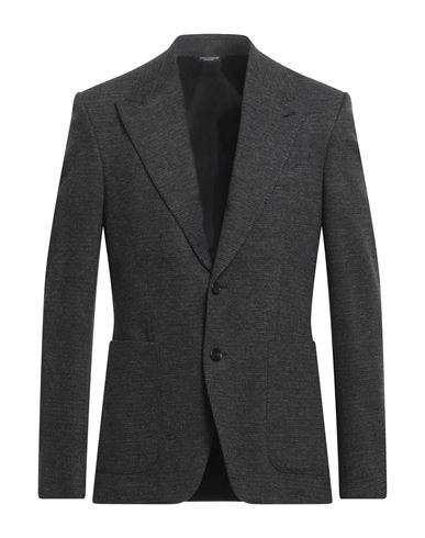 Dolce & Gabbana Man Blazer Steel Grey Size 40 Viscose, Polyamide, Elastane