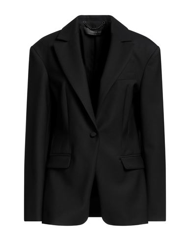 Federica Tosi Woman Blazer Black Size 6 Polyester, Wool, Elastane