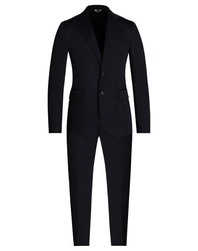 Brian Dales Man Suit Midnight Blue Size 42 Cotton, Elastane