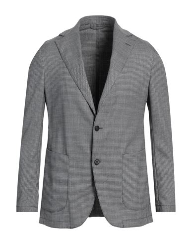 Giampaolo Man Blazer Grey Size 42 Polyester, Viscose, Lyocell