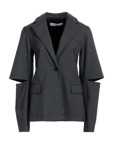 Jw Anderson Woman Suit Jacket Lead Size 4 Wool In Grey