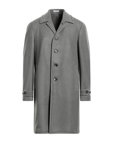 Boglioli Man Coat Lead Size 40 Virgin Wool, Polyester In Grey