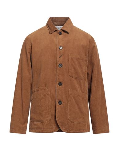 Universal Works Man Suit Jacket Camel Size Xl Cotton In Beige