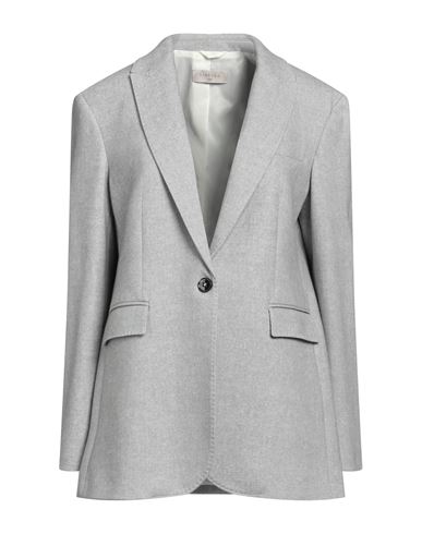 Circolo 1901 Woman Blazer Grey Size 10 Cotton, Elastane