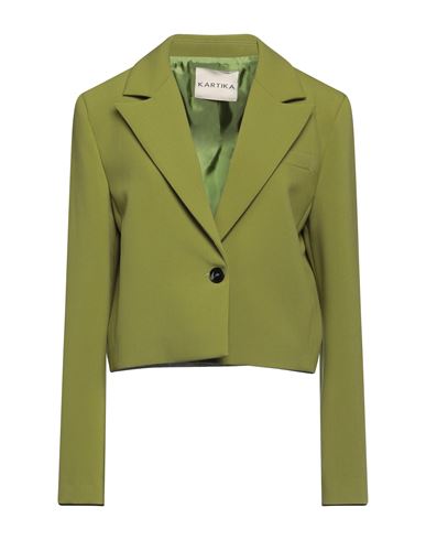 Kartika Woman Blazer Sage Green Size 10 Polyester, Viscose, Elastane