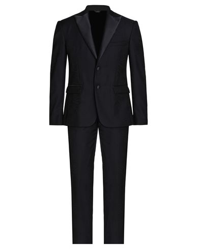 Ungaro Man Suit Midnight Blue Size 44 Virgin Wool