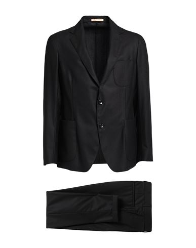 Zignone Man Suit Dark Brown Size 42 Wool, Cashmere