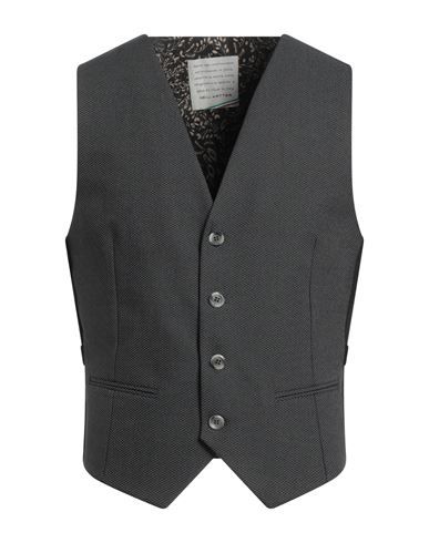 Neill Katter Man Tailored Vest Black Size 36 Cotton, Polyester, Elastane