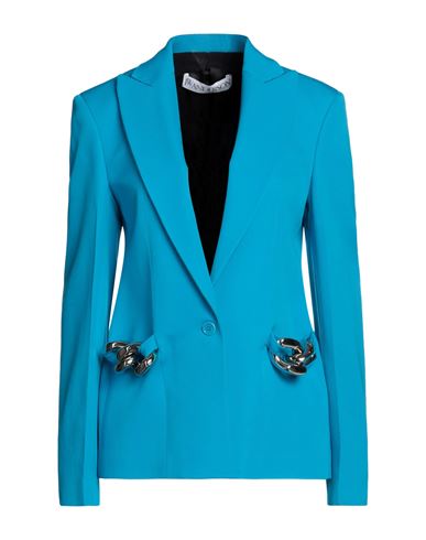 Shop Jw Anderson Woman Blazer Azure Size 0 Wool In Blue