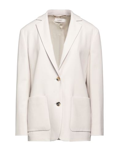 Agnona Woman Blazer Light Grey Size 8 Wool, Elastane