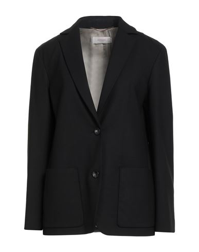 Agnona Woman Blazer Black Size 4 Wool, Elastane
