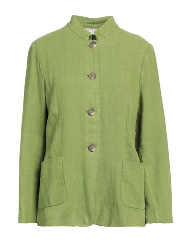 Kiltie Woman Suit Jacket Green Size 12 Linen