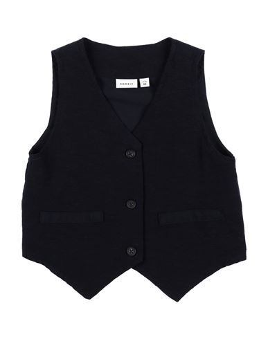 Name It® Babies' Name It Toddler Boy Tailored Vest Midnight Blue Size 5 Ecovero Viscose, Cotton, Linen
